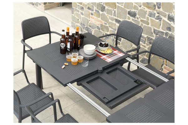 Nardi Libeccio Havebord med udtræk - Latte