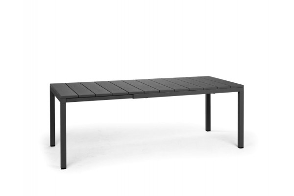 Nardi Rio 140/210 cm Udtræksbord - Antracit