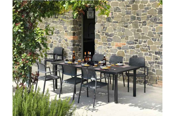 Nardi Libeccio Bora Havemøbelsæt - Antracit