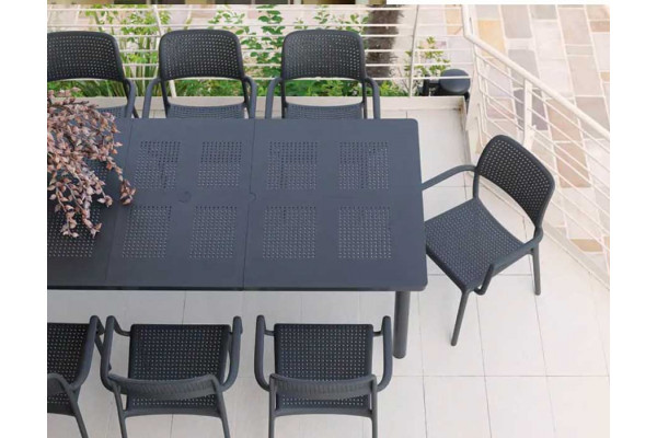 Nardi Libeccio Bora Havemøbelsæt - Antracit