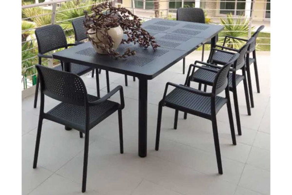 Nardi Libeccio Bora Havemøbelsæt - Antracit