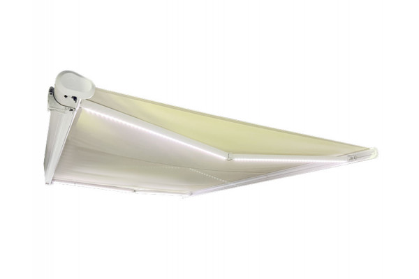 Bøg Markise - m/motor & LED-lys - 4,8 x 3 m -...