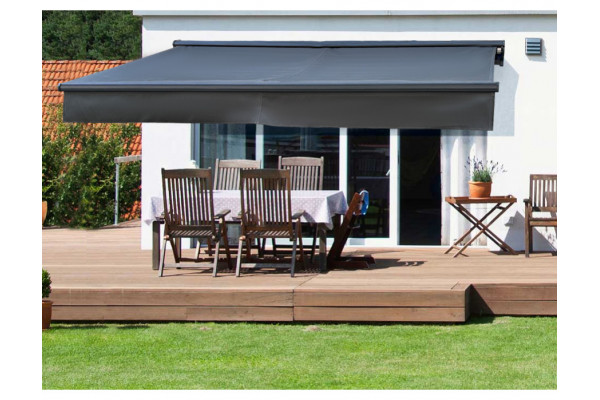 Pil Markise - Semikassette m/Motor - 3,5 x 3 m...