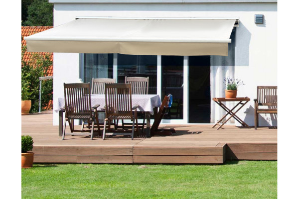 Pil Markise - Semikassette m/Motor - 3,5 x 3 m...