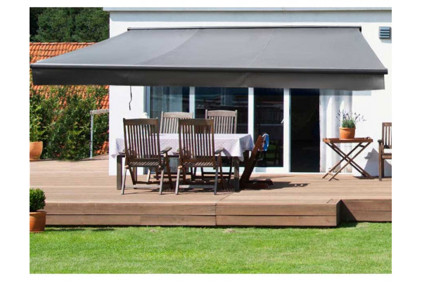 Pil Markise - Semikassette m/Motor - 4,8 x 3 m...