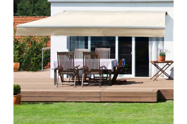 Pil Markise - Semikassette m/Motor - 4,8 x 3 m...