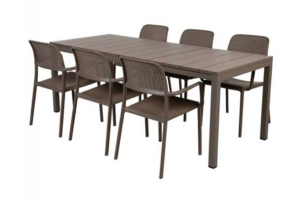 Nardi Rio Bora Havemøbelsæt 140 - Latte