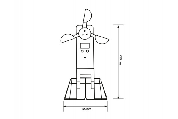 Vindsensor til Markise m/motor