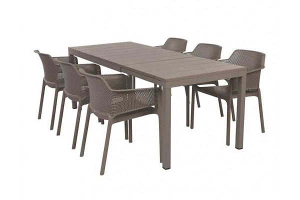 Rio Net Havemøbelsæt 140 - Latte