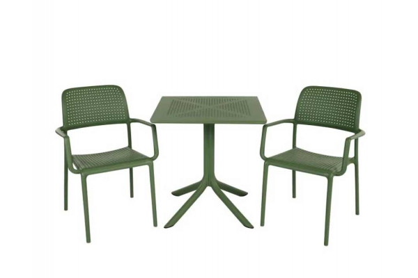 Nardi Clip Bora Cafesæt 70x70 - Agave
