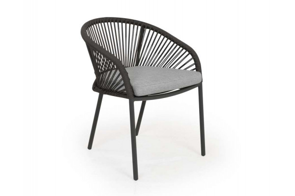 Selma Nora Havemøbelsæt - 100x200 cm - Antracitgrå