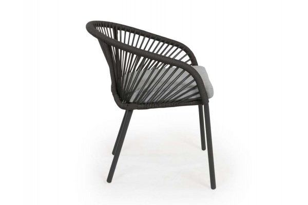 Selma Nora Havemøbelsæt - 100x200 cm - Antracitgrå