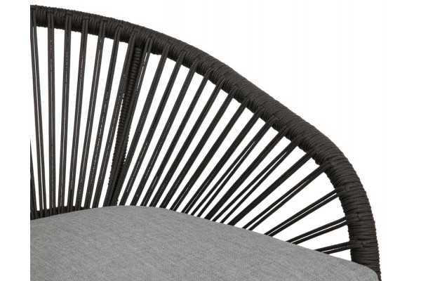 Selma Nora Havemøbelsæt - 100x200 cm - Antracitgrå