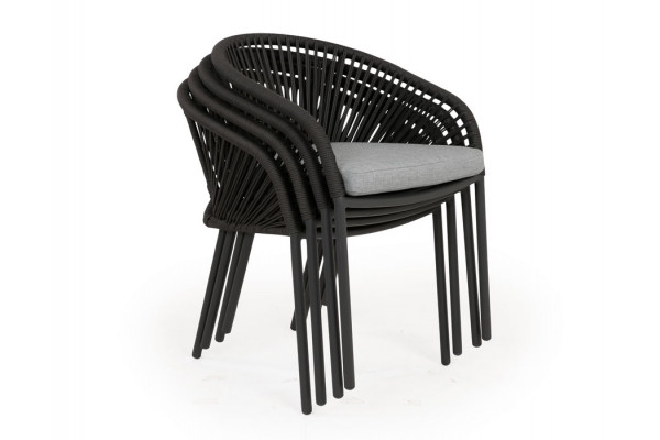 Nora Stabelstol m/sædehynde - Grå