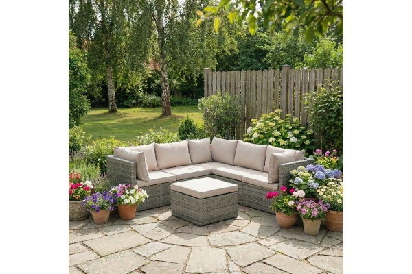 Isla Lys Grå Modulsofasæt - Vandafvisende