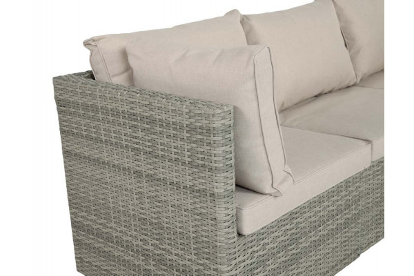 Isla Lys Grå Modulsofa - 3 pers. - Vandafvisende