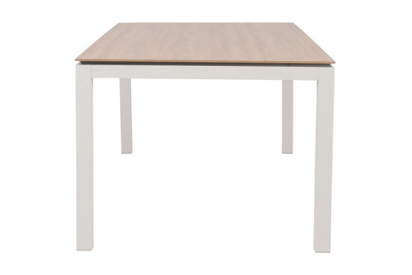 Selma Havebord - Silicate - 100x200 cm - Gråhvid