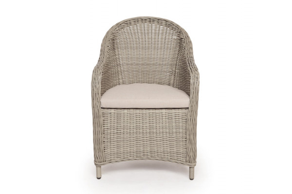 Selma Freja Havemøbelsæt - 100x200 cm - Gråhvid