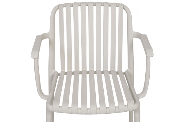 Selma Sonja Havemøbelsæt - 100x200 cm - Gråhvid