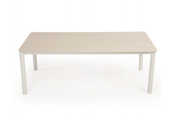 Karen Sonja Havemøbelsæt - 99,5x210 cm - Gråhvid