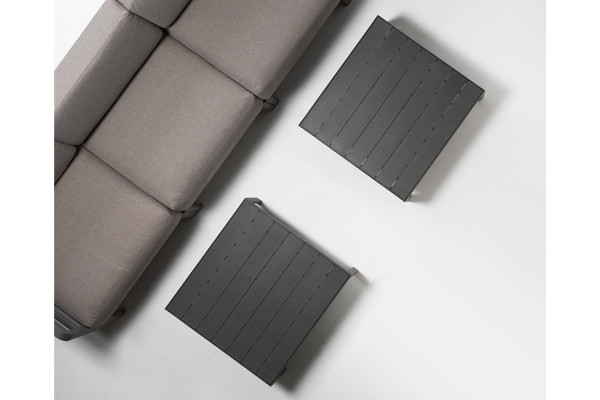 Nardi Maximo Loungebord 80x80 cm - Antracit