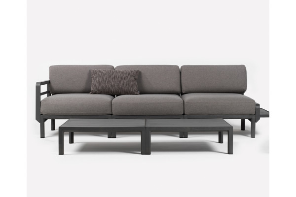 Nardi Maximo Loungebord 80x80 cm - Antracit