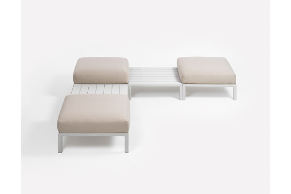 Nardi Maximo Loungebord 80x80 cm - Sand