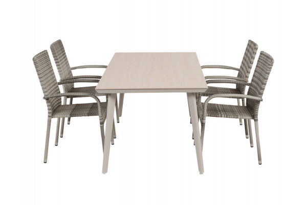 Dagmar Geneve Havemøbelsæt - 90x160 cm