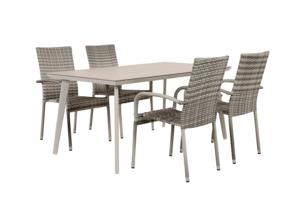 Dagmar Geneve Havemøbelsæt - 90x160 cm