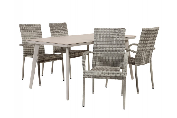 Dagmar Geneve Havemøbelsæt - 90x160 cm