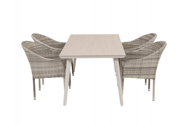 Dagmar Andrea Havemøbelsæt - 90x160 cm