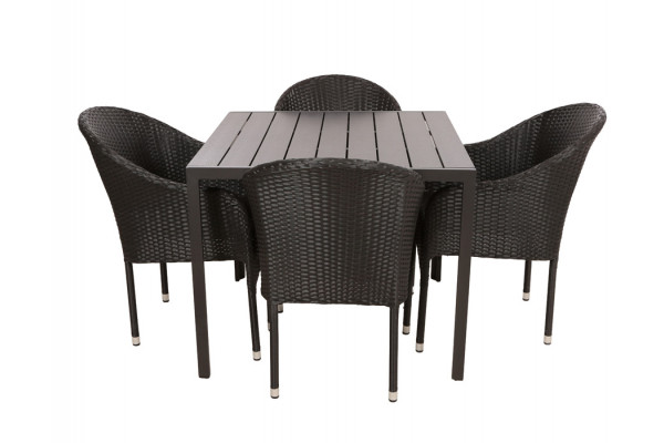 Chinet Andrea Havemøbelsæt - 90x90 cm