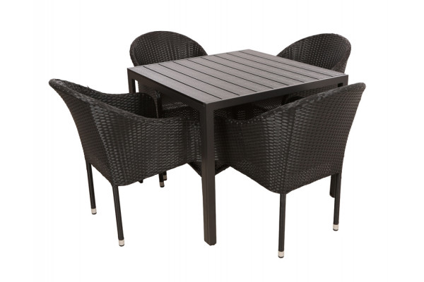 Chinet Andrea Havemøbelsæt - 90x90 cm