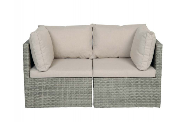 Isla Lys Grå Modulsofa - 2 pers. - Vandafvisende