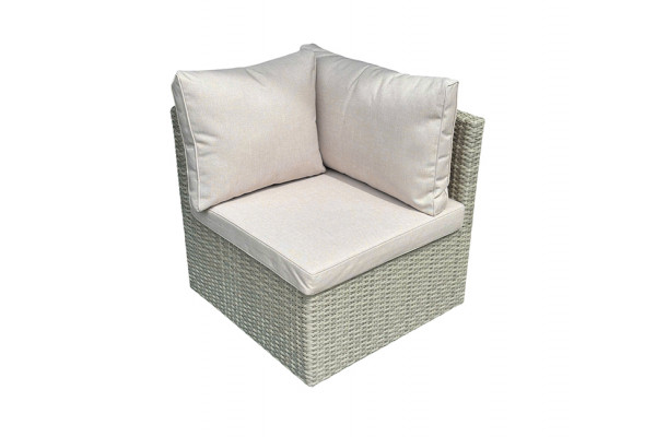 Isla Lys Grå Hjørnemodul - Vandafvisende