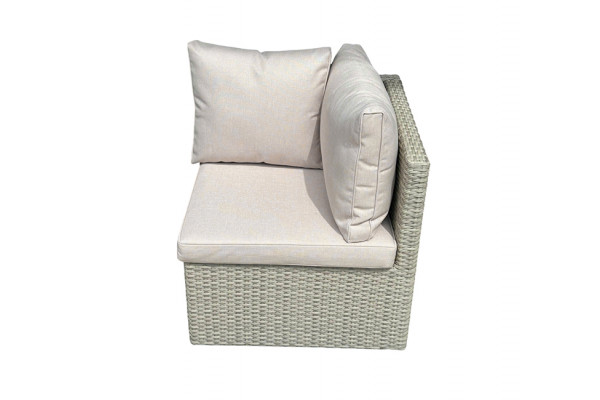 Isla Lys Grå Hjørnemodul - Vandafvisende