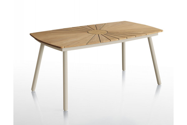 DaneLine Eva Teak Ovalt Havebord - 90x160 cm -...