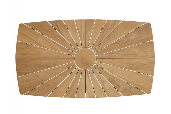 DaneLine Eva Teak Ovalt Havebord - 90x160 cm -...