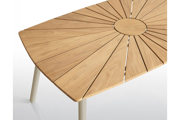 DaneLine Eva Teak Havemøbelsæt m/4 stole -...