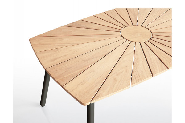 DaneLine Eva Teak Havemøbelsæt m/4 stole -...