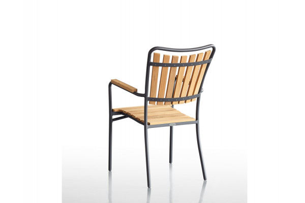 DaneLine Eva Teak Havemøbelsæt m/4 stole -...