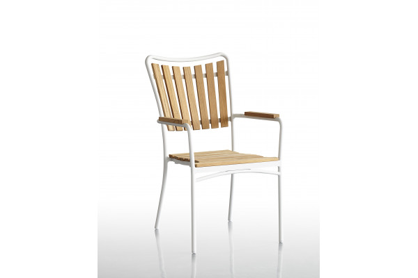 DaneLine Eva Teak Havemøbelsæt m/4 stole -...