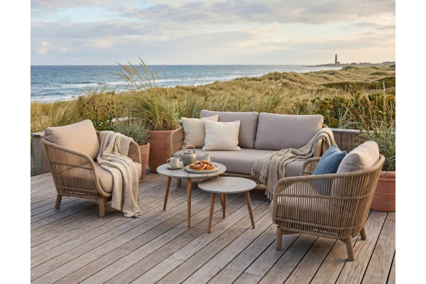 Helena 2 pers. Sofasæt m/Dylan sofaborde