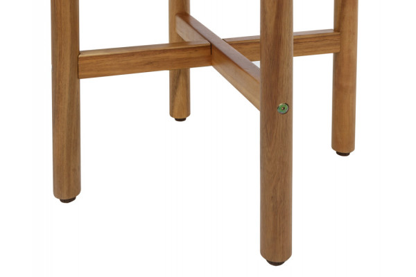 Olivia Sidebord - Ø37|46H cm - Akacie/terrazzo