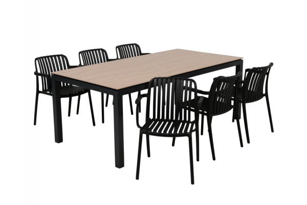 Selma Sonja Havemøbelsæt - 100x200 cm -...