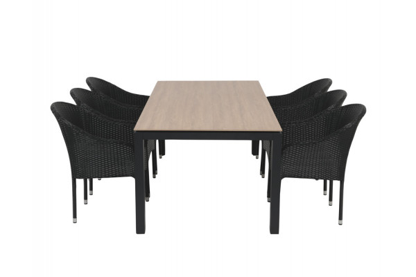 Selma Andrea Havemøbelsæt - 100x200 cm -...