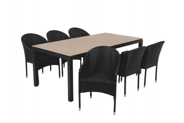 Selma Andrea Havemøbelsæt - 100x200 cm -...