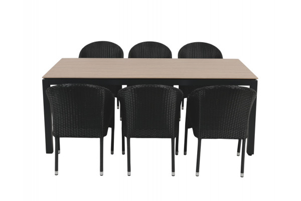 Selma Andrea Havemøbelsæt - 100x200 cm -...