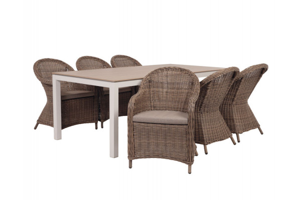 Selma Freja Havemøbelsæt - 100x200 cm -...