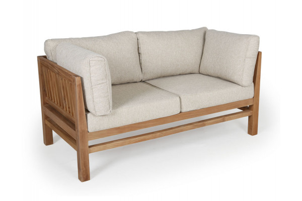 Colorado Teak 2 pers. sofa - m/Aspen QuickDry hynder